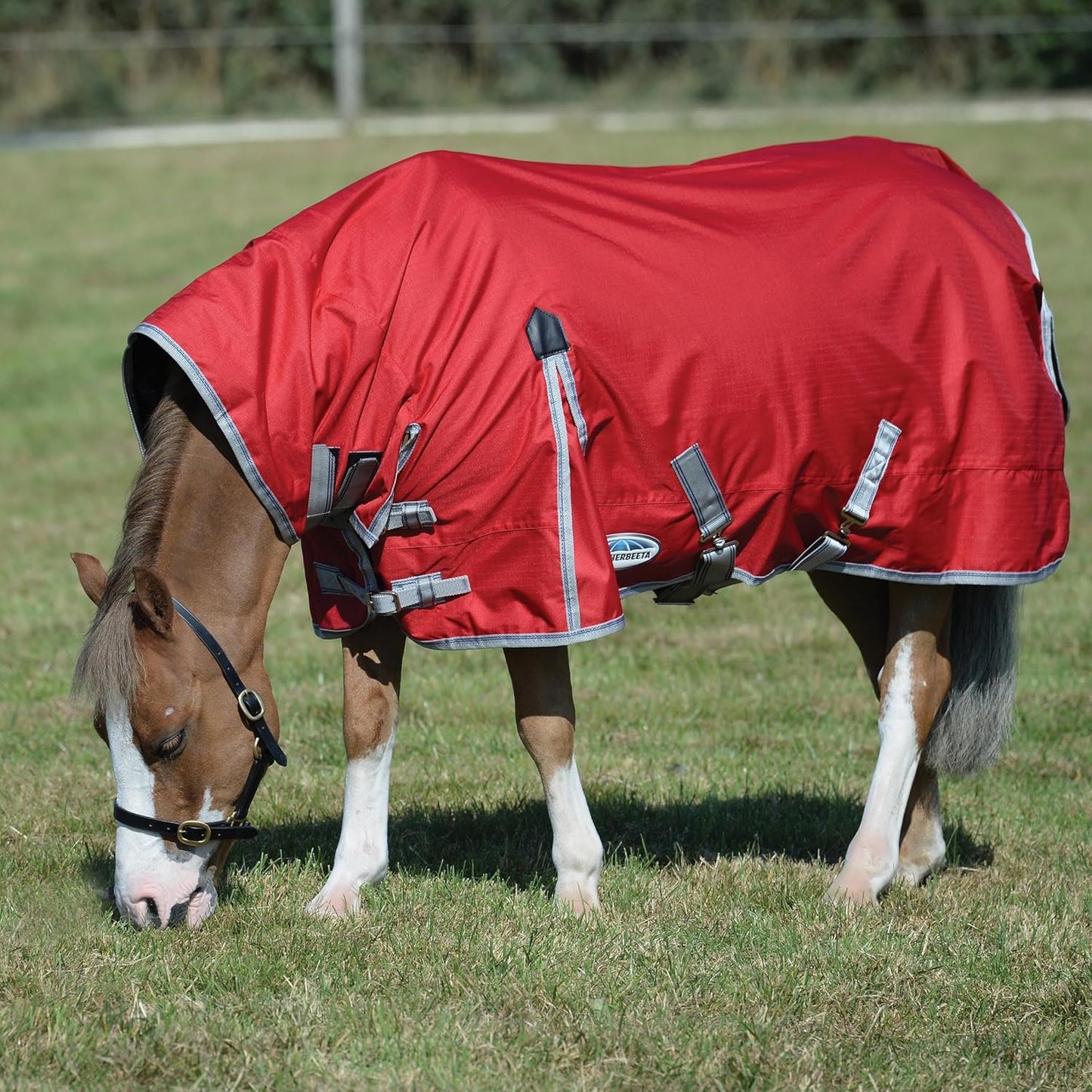 Comfitec Classic Combo Neck Lite, Red/Silver/Navy, 81"