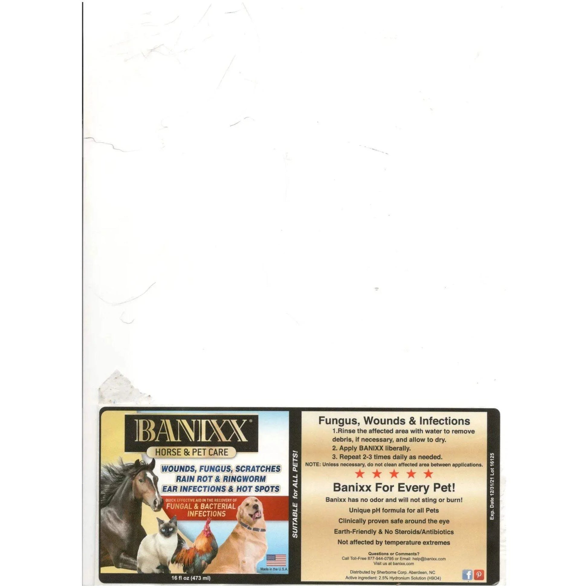 Horse Pet Care for Bacterial and Fungal Infections Spray 16 Oz.