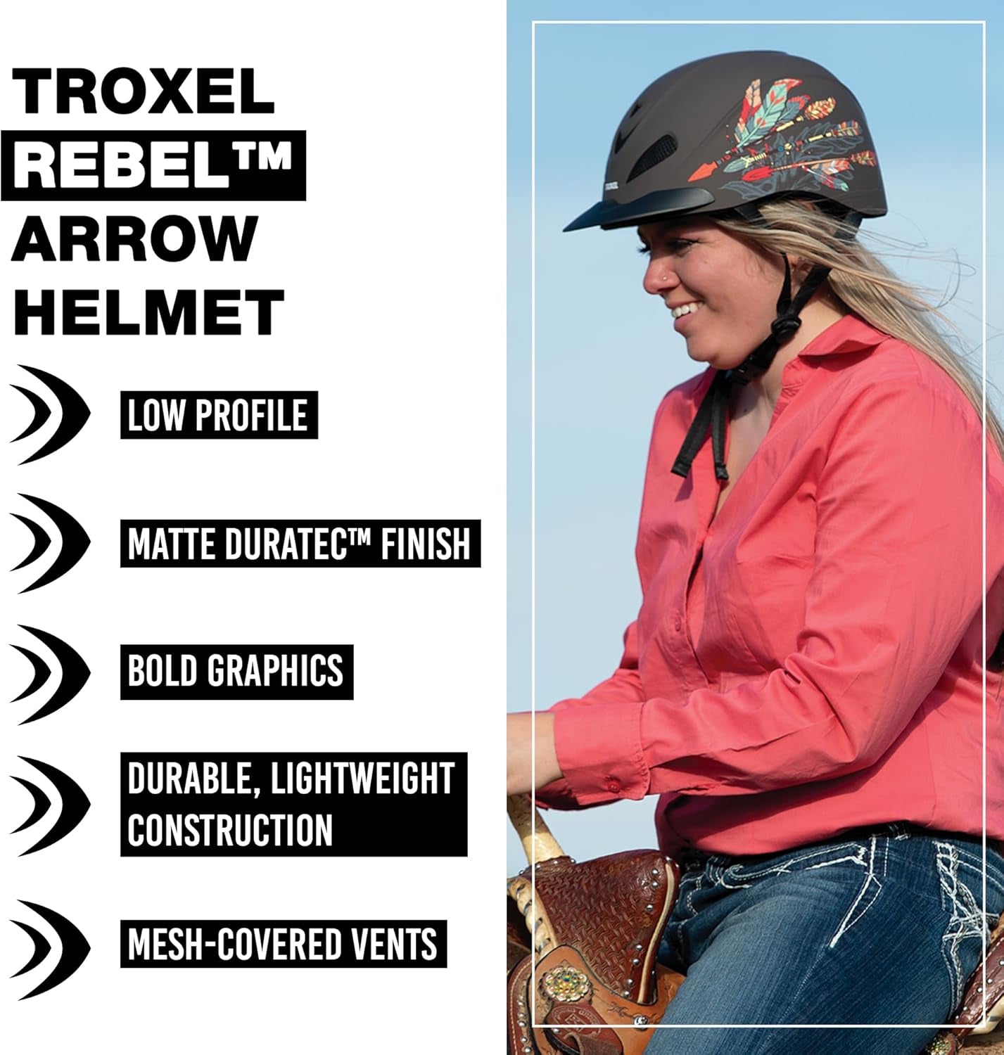 Rebel Turquoise Rose Helmet