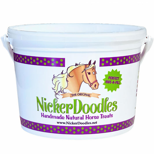 Nickerdoodles Horse Treats 2Lb Soft Baked Pill Pockets for Easy Medication